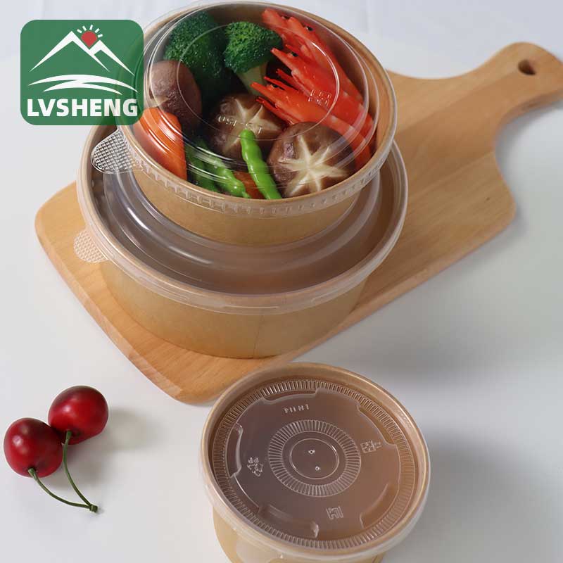 Kraft Paper Mu Away Saladi Bowl